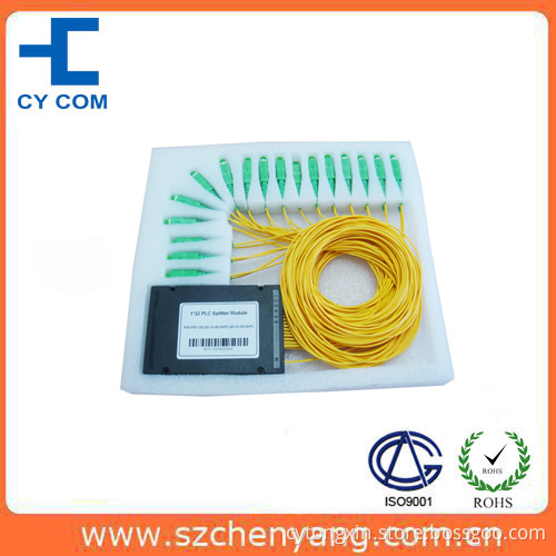 PLC 1X32 Fiber Optic Splitter (ABS Packaging, SC/APC)